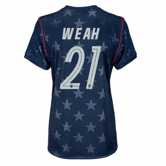 Billige Fotballdrakt Forente stater Timothy Weah #21 Replika Bortedrakt Dame VM 2026 Kortermet
